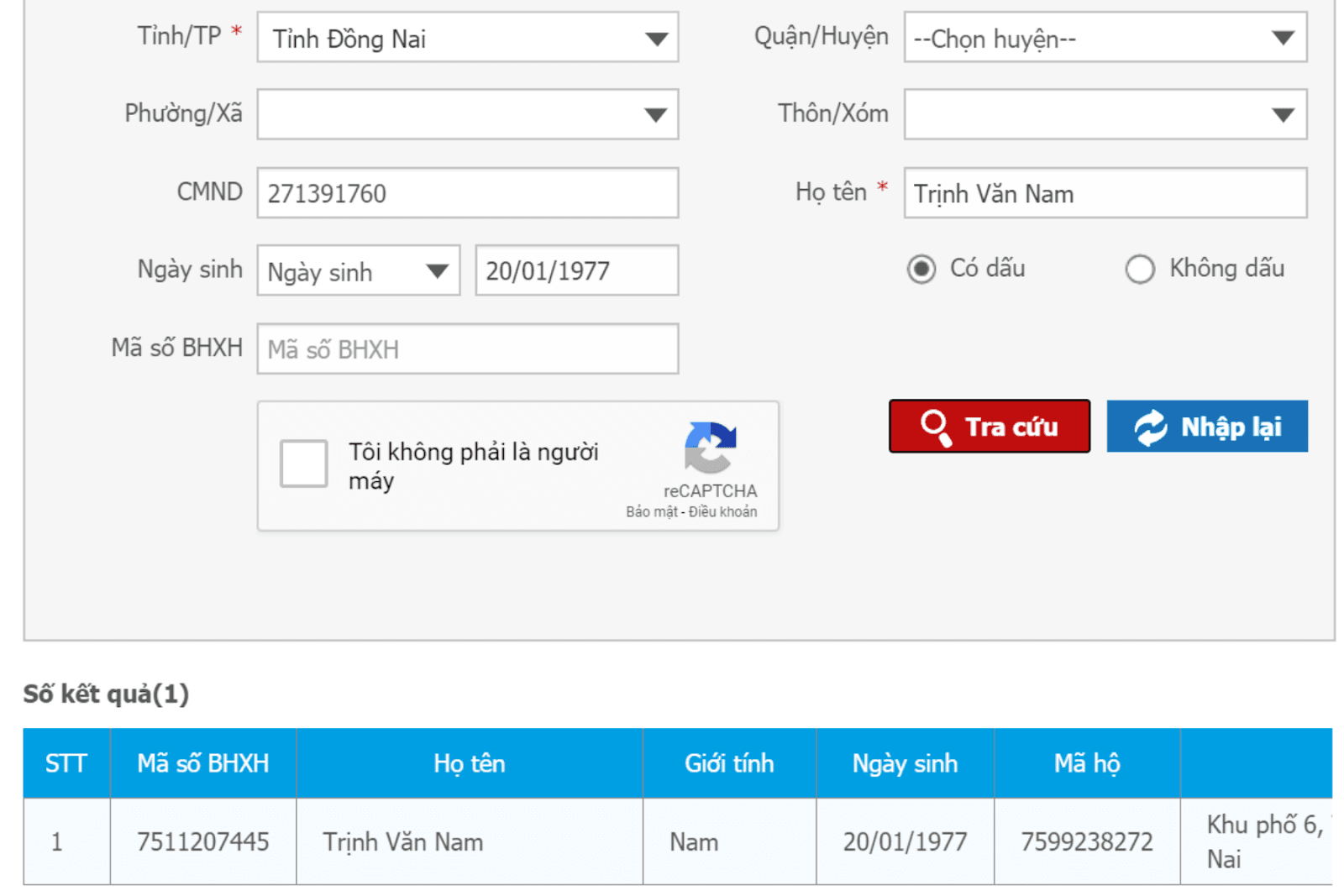 Cách tra cứu mã số BHYT bằng CMND/CCCD