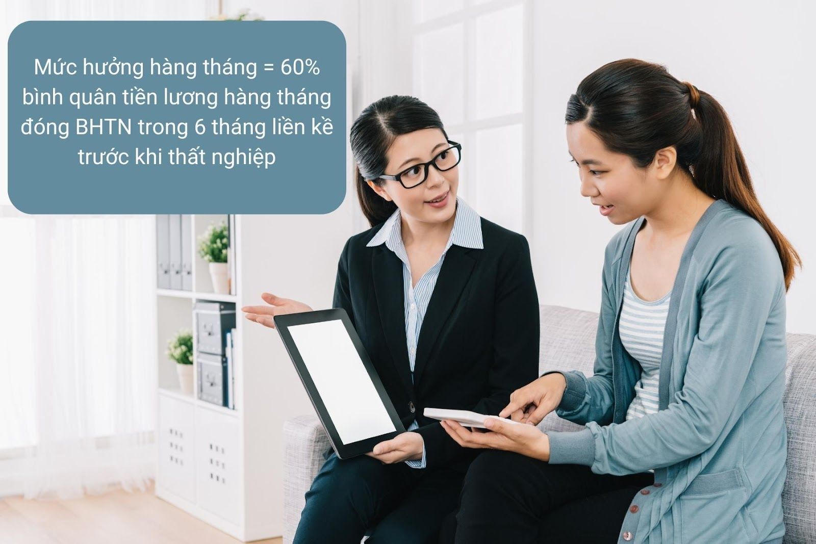 Cách tính mức tiền được hưởng bởi bảo hiểm thất nghiệp - Nguồn ảnh: Canva