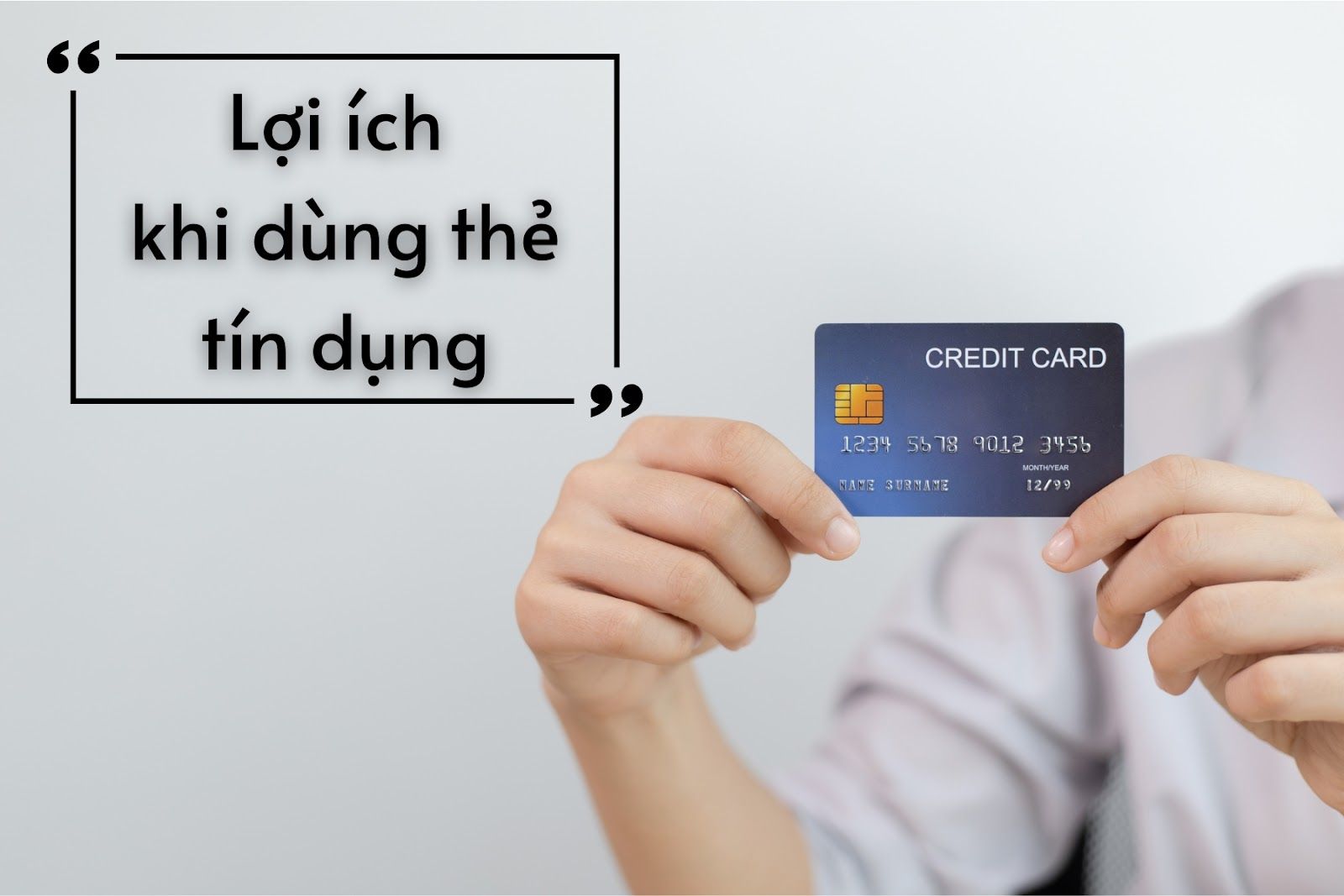 Nhiều lợi ích mà thẻ tín dụng mang lại cho người dùng - Nguồn ảnh: Canva