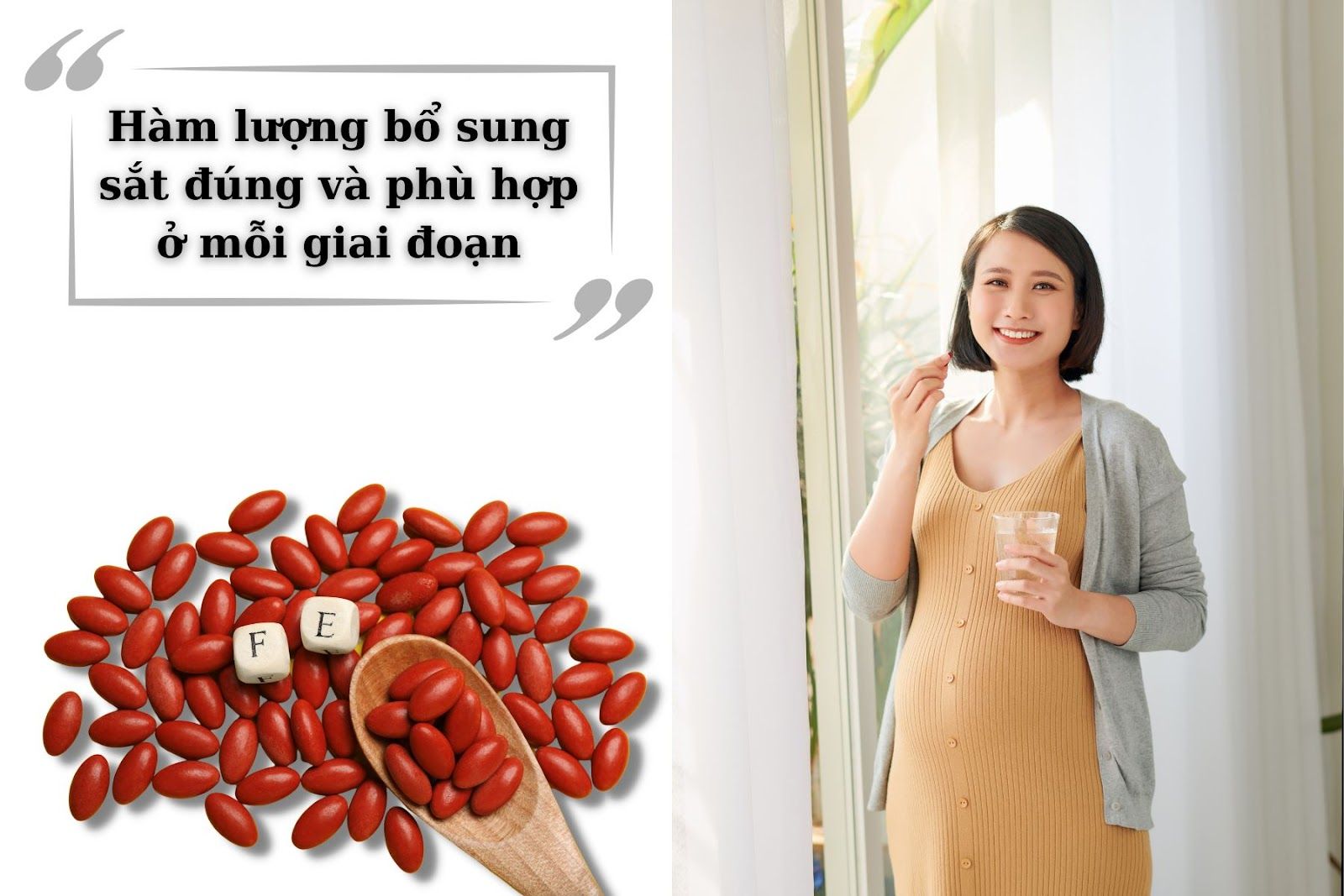 Bổ sung đúng hàm lượng và phù hợp ở mỗi giai đoạn là điều vô cùng thiết yếu - Nguồn ảnh: Canva