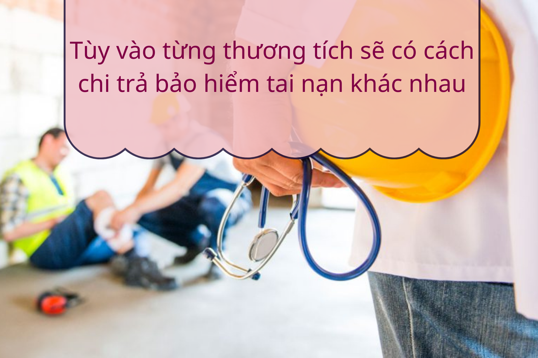 Tùy vào mức độ tổn thương do tai nạn gây ra sẽ có mức chi trả bảo hiểm tai nạn khác nhau.