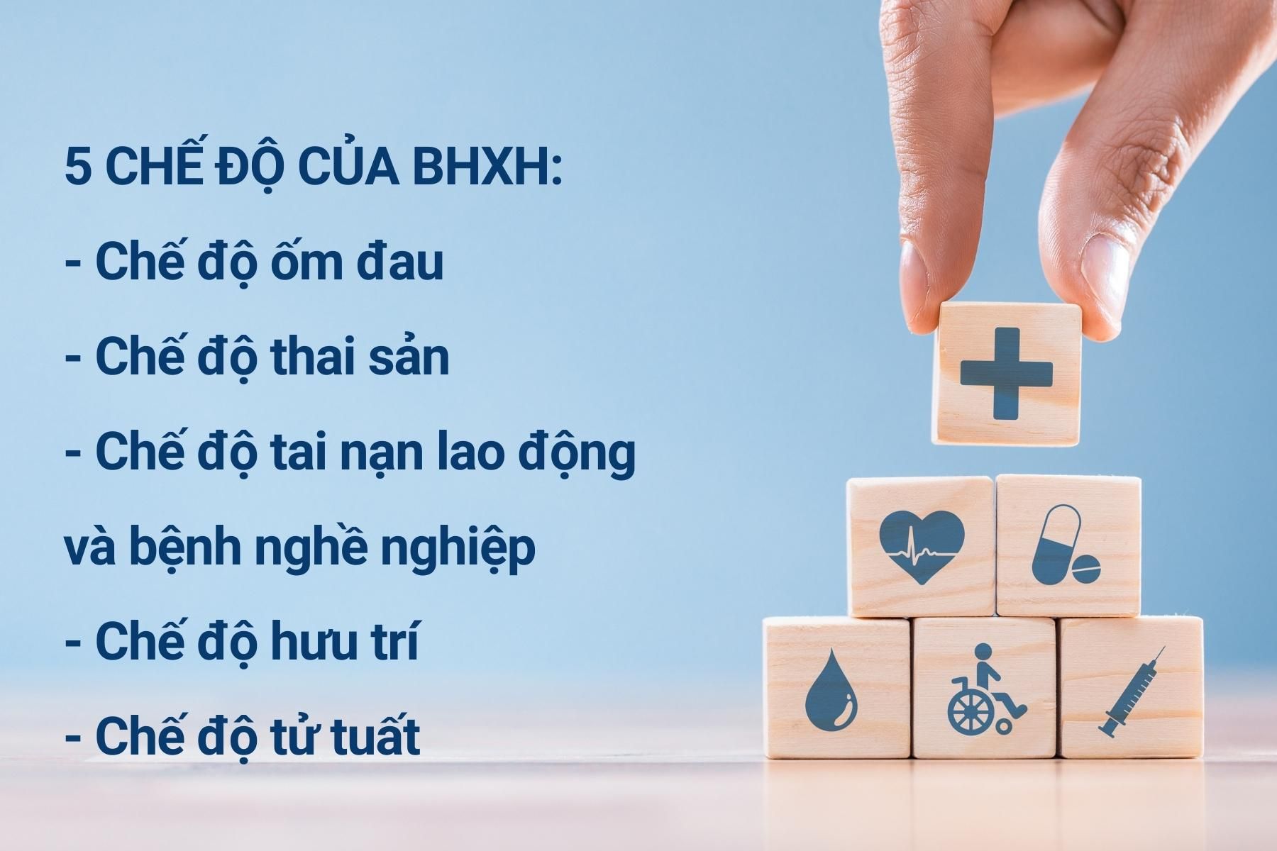 Các chế độ của bảo hiểm xã hội