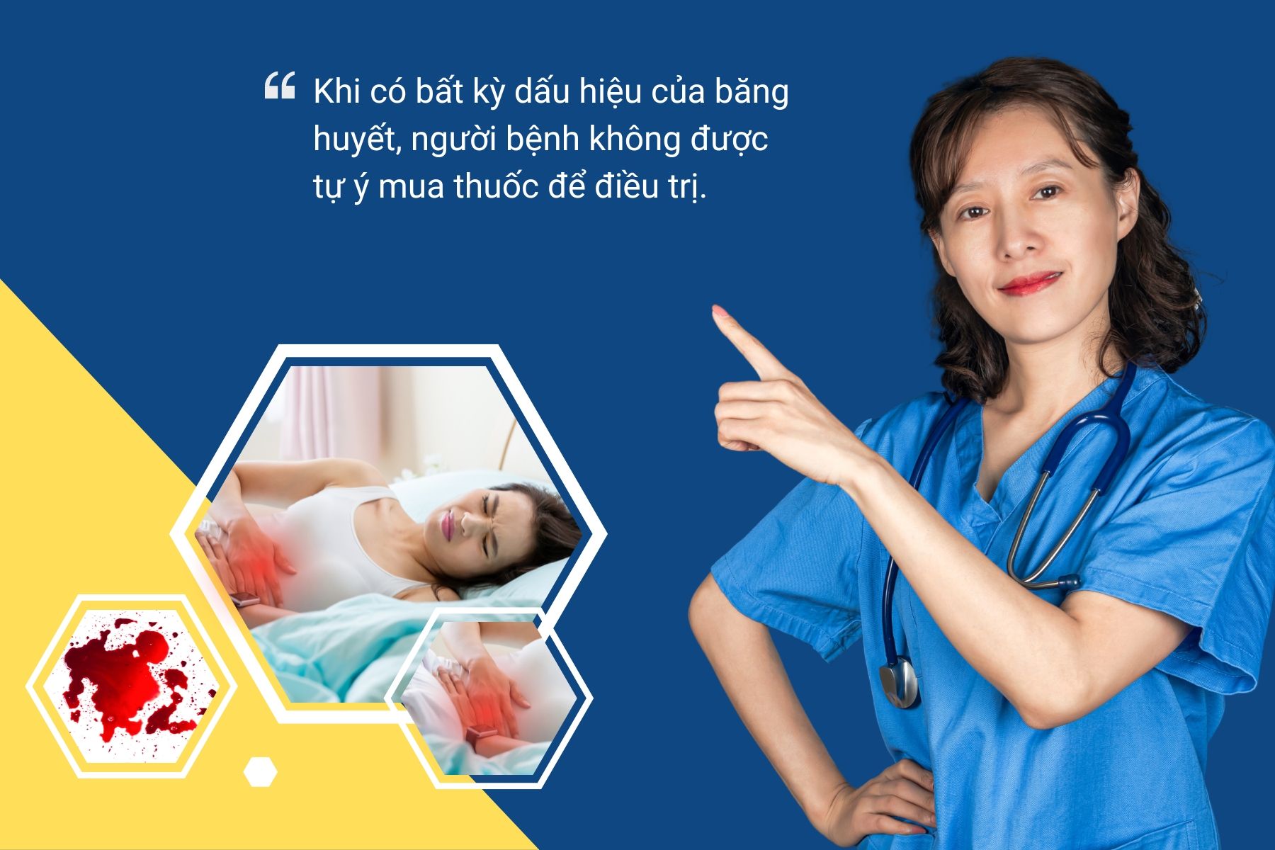 Băng huyết nếu không được chăm sóc đúng cách sẽ dễ gặp phải nhiều biến chứng nguy hiểm