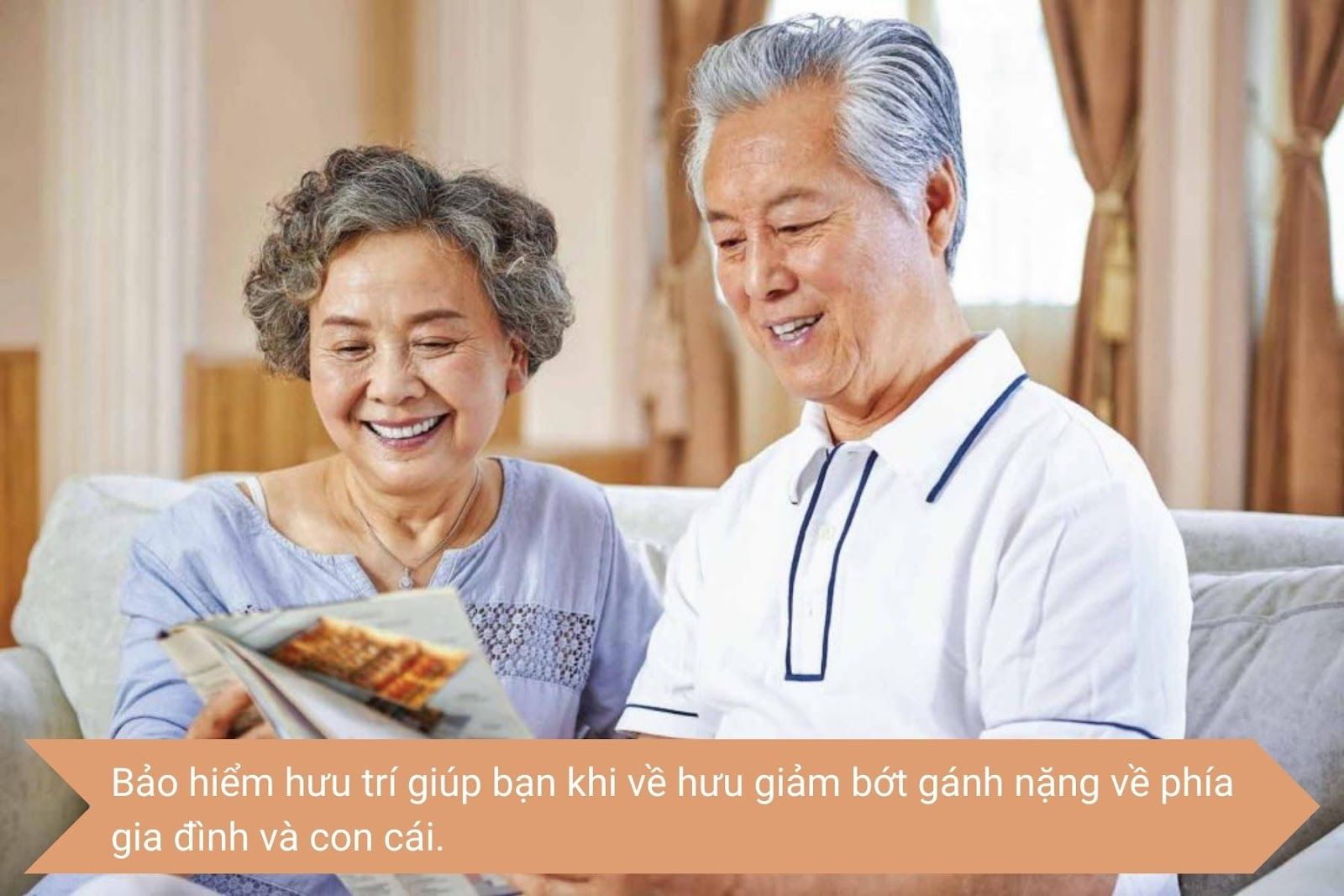 Bảo hiểm hưu trí giúp giảm gánh nặng cho gia đình và con cái - Nguồn ảnh: Internet