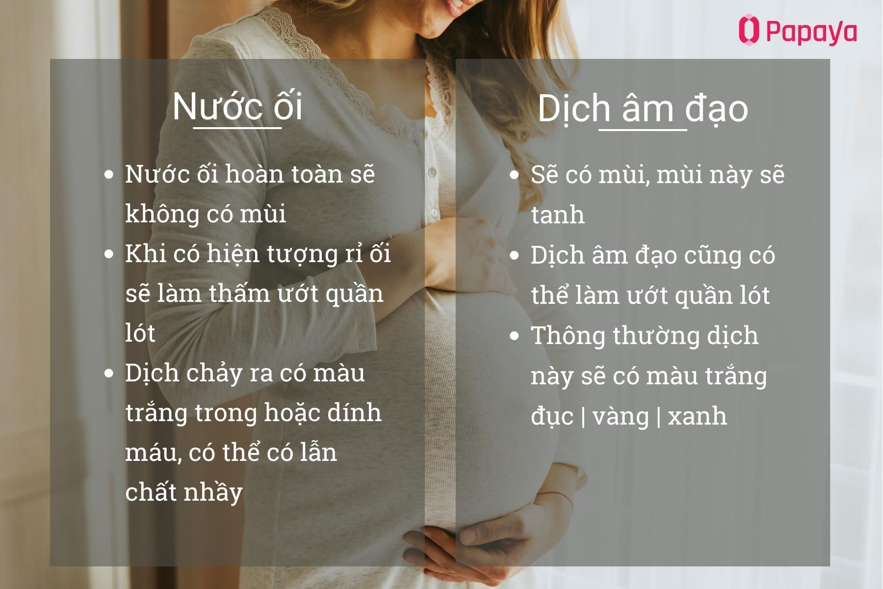 Cách nhận biết nước ối và huyết trắng&nbsp;
