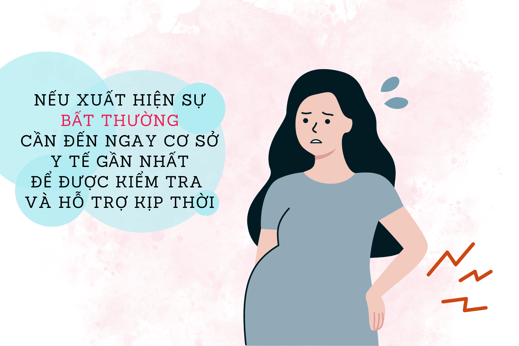 Đau bụng, thắt lưng và xuất hiện chuột rút vùng bụng là dấu hiệu nguy hiểm