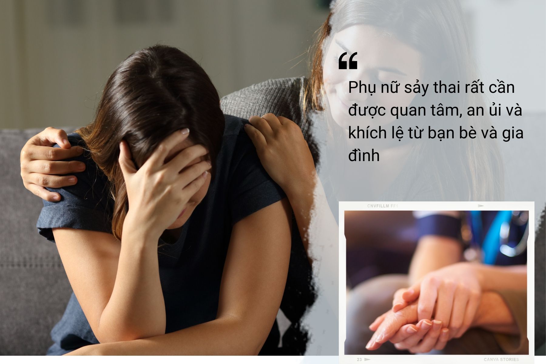 Mẹ bầu khỏe mạnh vẫn có thể đi thăm người sảy thai