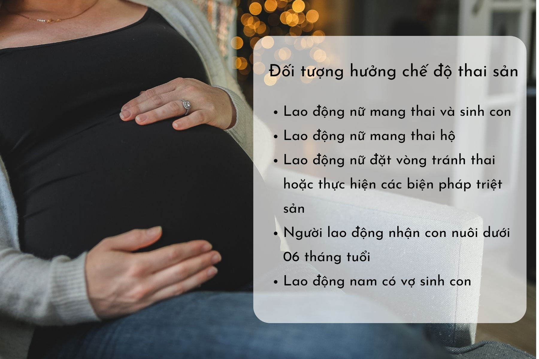 Đối tượng được hưởng chế độ thai sản