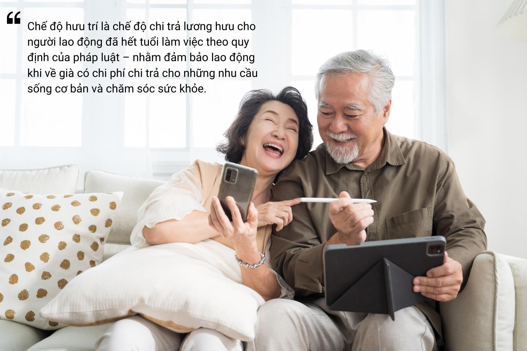 Chế độ hưu trí là một trong những vấn đề mà NLĐ quan tâm - Nguồn ảnh: Canva