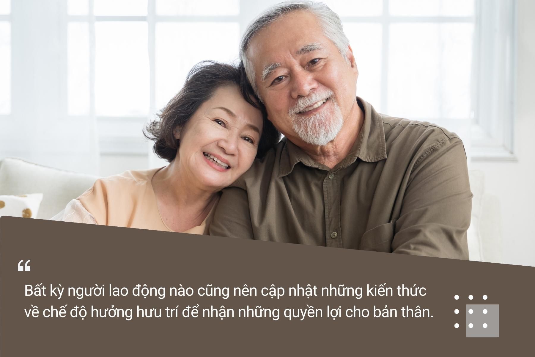 Chế độ hưu trí được quy định tại bộ Luật BHXH 2014 - Nguồn ảnh: Canva