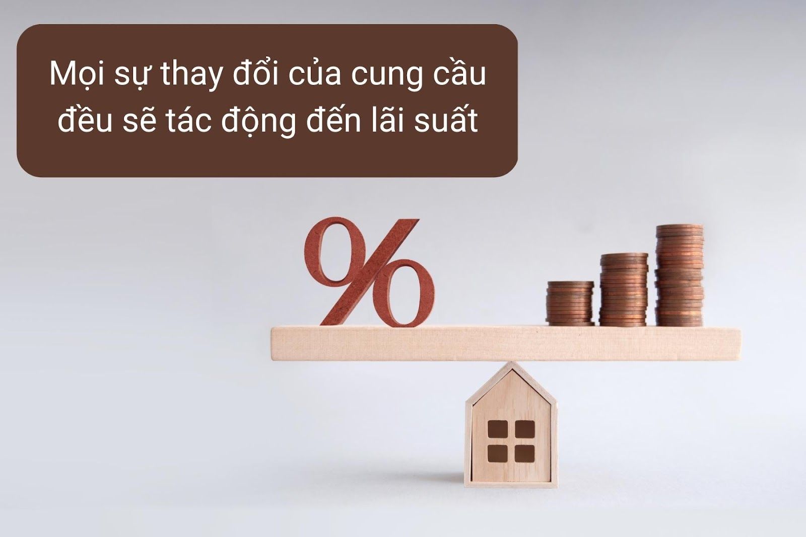 Mọi sự thay đổi của cung cầu đều sẽ tác động đến lãi suất - Nguồn ảnh: Canva