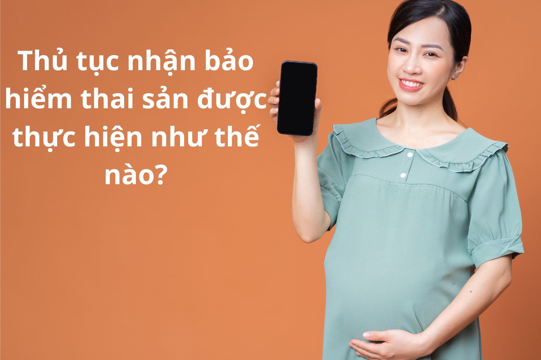 Thủ tục nhận bảo hiểm thai sản được thực hiện như thế nào? (Nguồn: Canva)