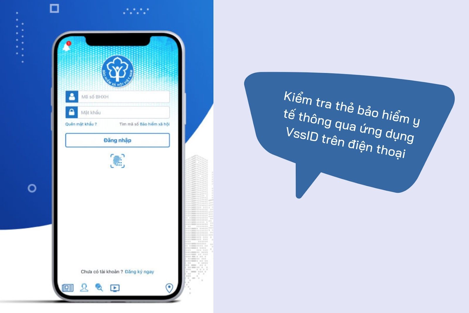 Tra cứu thẻ bảo hiểm y tế tại ứng dụng VssID