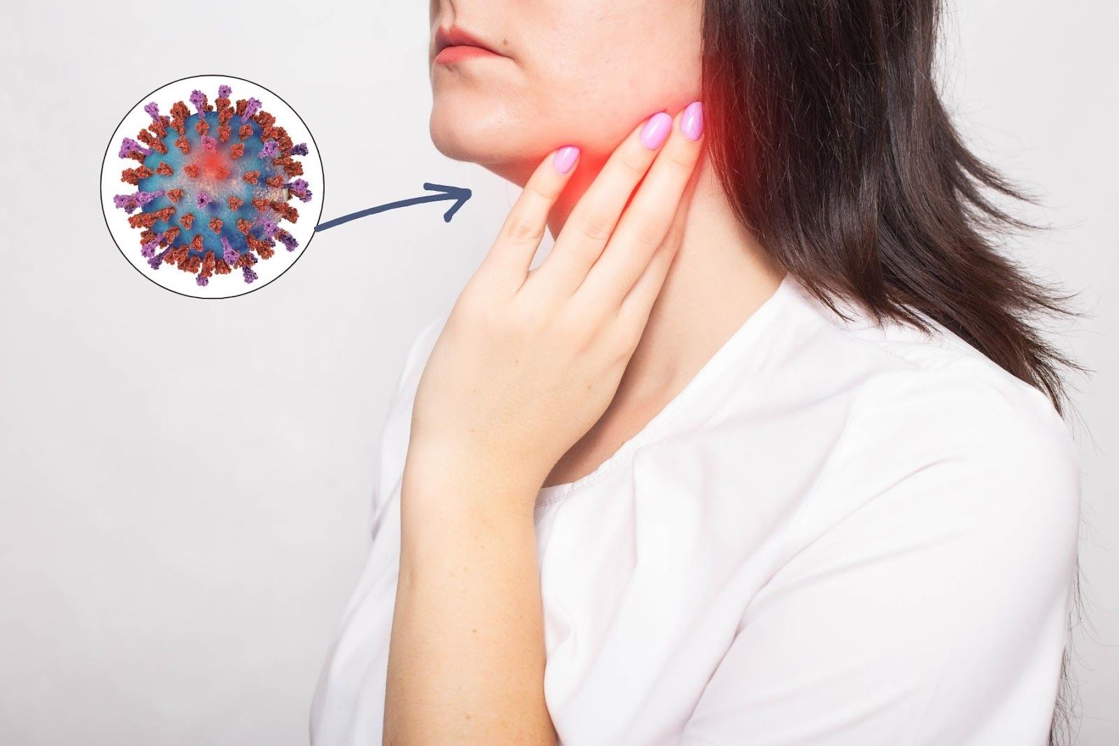 Quai bị là một trong những bệnh nhiễm trùng do virus trong tuyến nước bọt - Nguồn ảnh: Canva