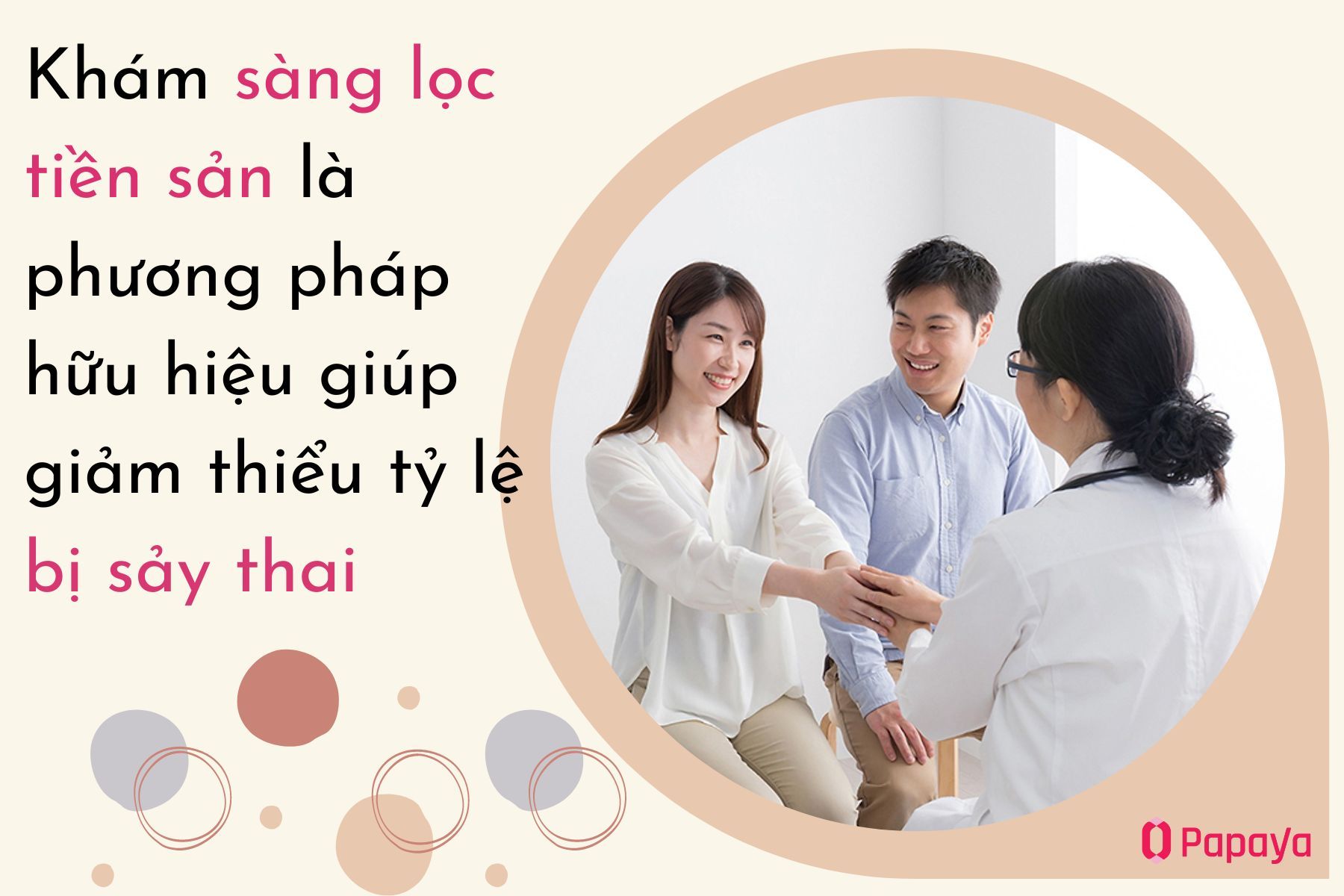 Các cặp vợ chồng nên khám sàng lọc sức khỏe tiền sản để giảm tỷ lệ bị sảy thai