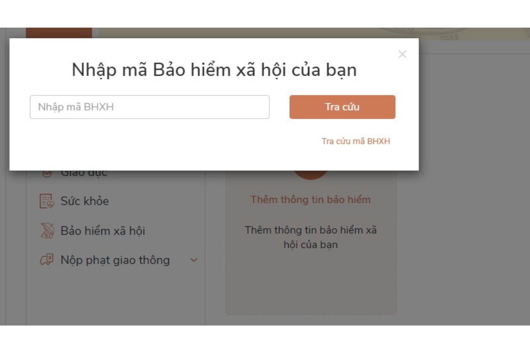 Bạn cần nhập mã số Bảo hiểm xã hội và mã kiểm tra vào các khung tương ứng, sau đó bấm nút Tra cứu để kiểm tra thông tin (Nguồn: Internet)