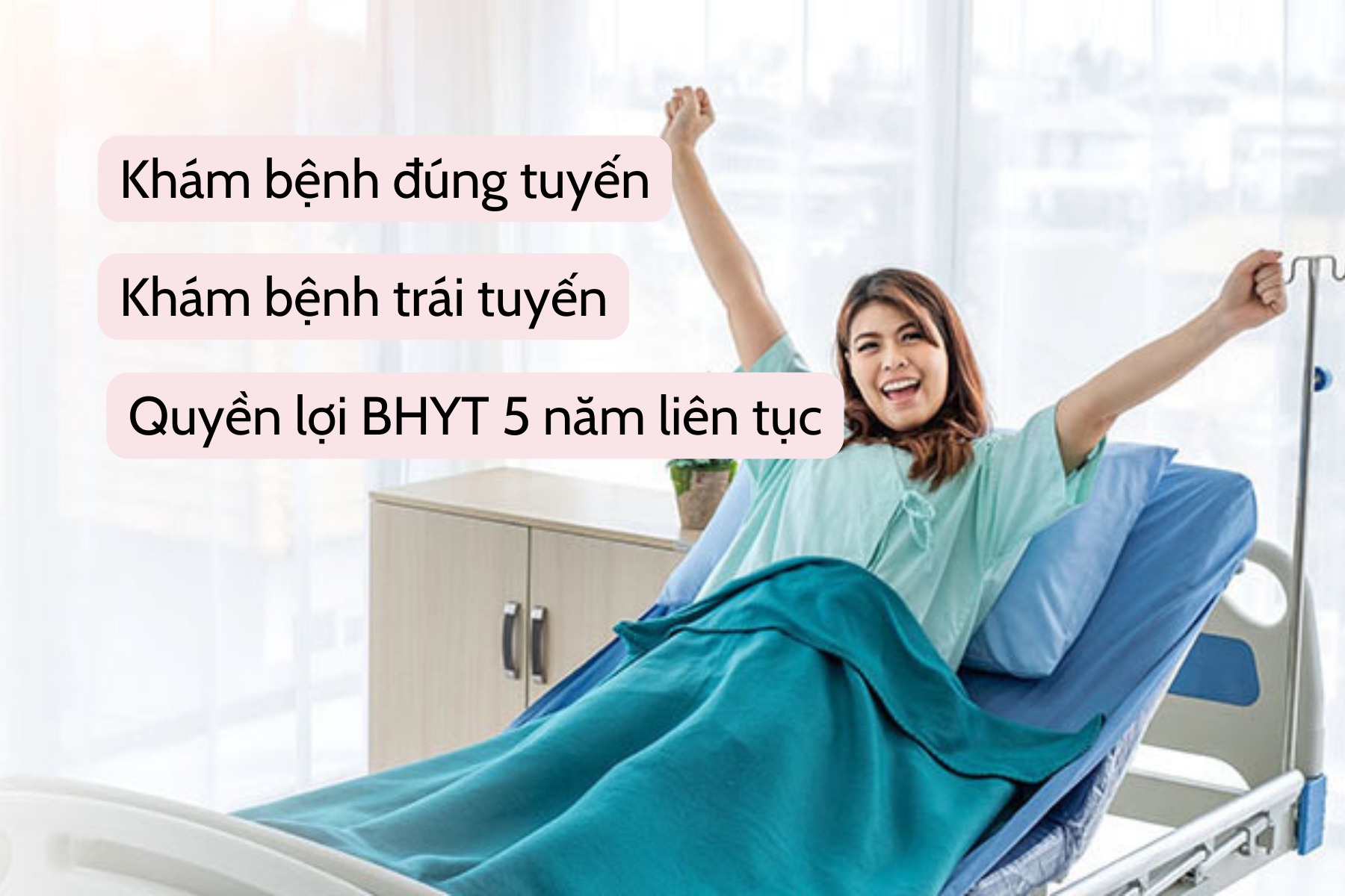 Nằm viện bảo hiểm y tế được chi trả bao nhiêu là tùy vào trường hợp và mức hưởng của loại thẻ BHYT.