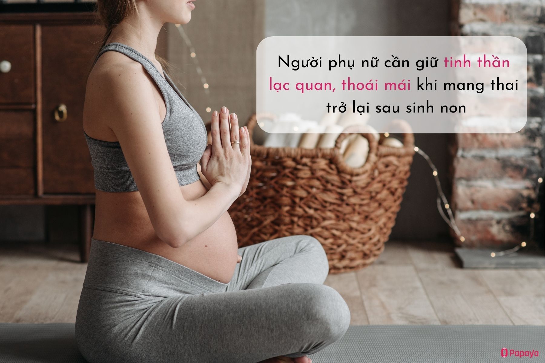 Tinh thần lạc quan, thoải mái giúp người mẹ có thai kỳ khỏe mạnh hơn