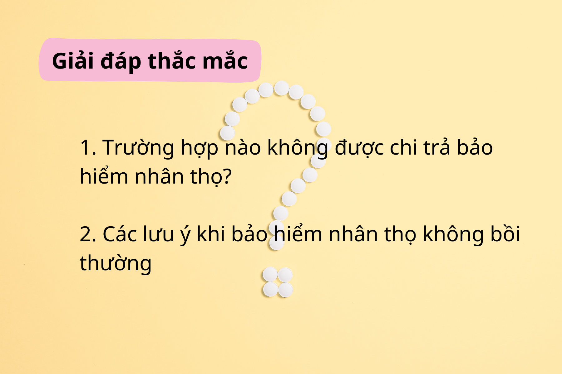 Một số thắc mắc liên quan đến những bệnh không được bảo hiểm nhân thọ chi trả.