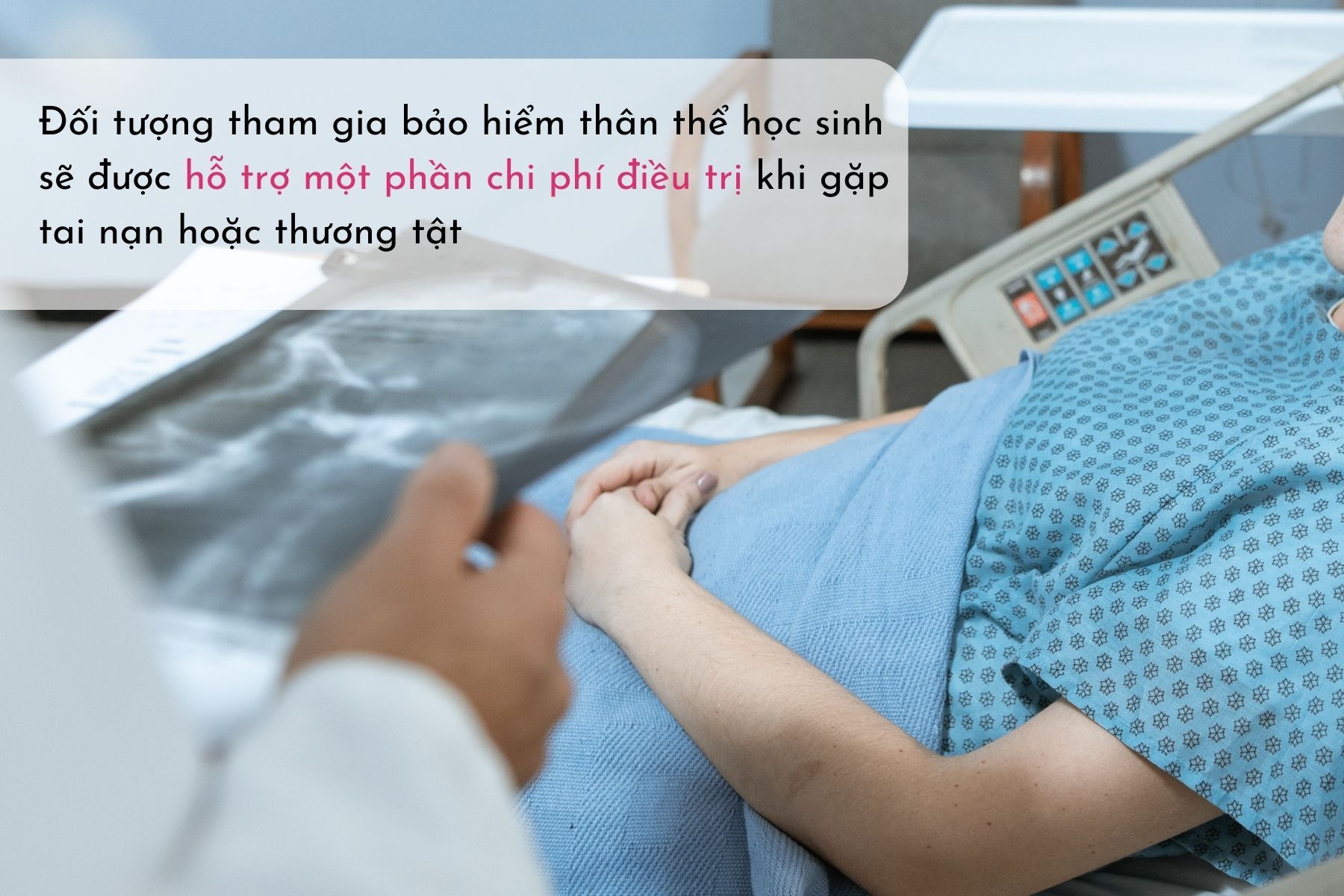 Bảo hiểm thân thể học sinh hỗ trợ một phần chi phí điều trị (Nguồn: Canva)