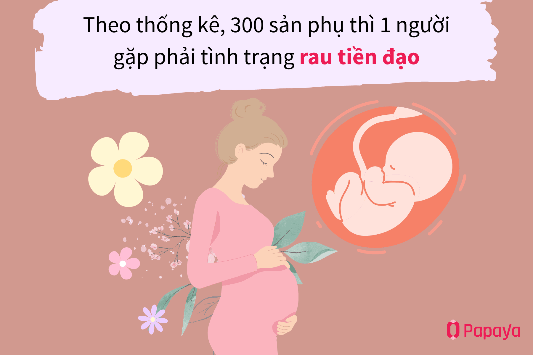 Cứ mỗi 300 sản phụ thì sẽ có 1 người gặp phải rau tiền đạo