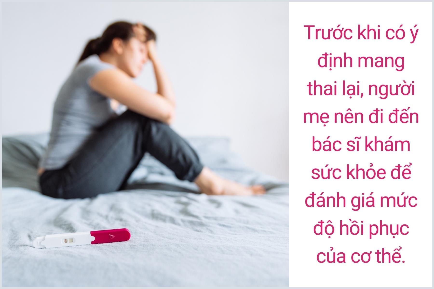 Thời gian các chuyên gia khuyến cáo nên có thai lại từ 1-2 năm sau lần mất thai gần nhất - Nguồn ảnh gốc: Canva