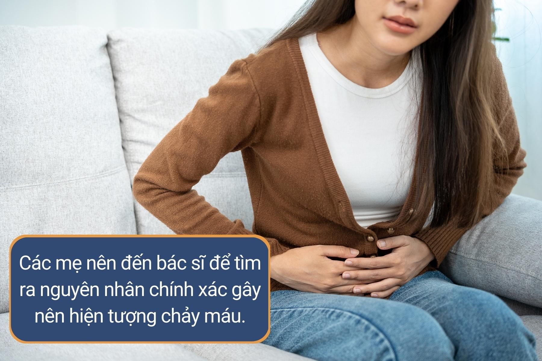 &nbsp;Hiện nay chưa công bố trường hợp nào sảy thai không ra máu - Nguồn ảnh: Canva