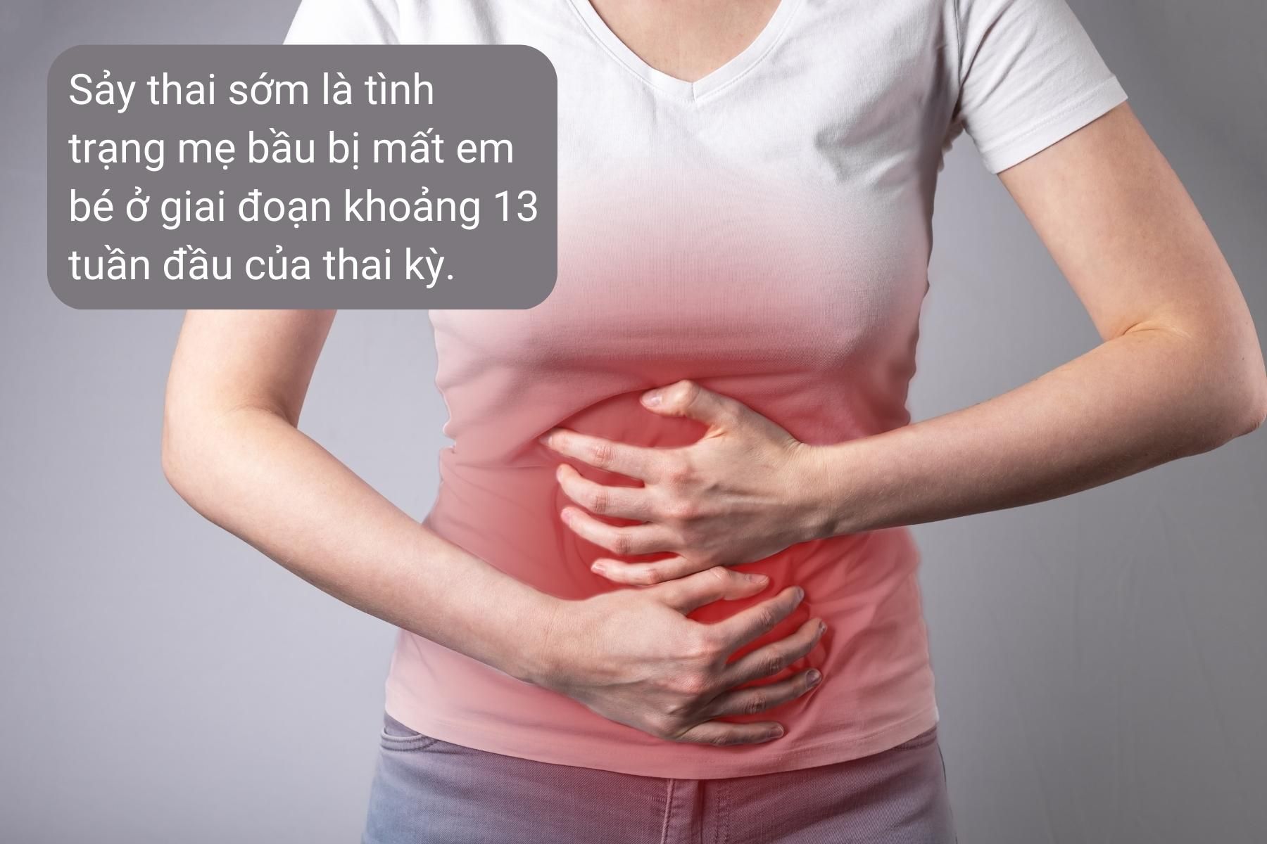 Sảy thai sớm hay còn được gọi là sảy thai tự nhiên - Nguồn ảnh: Canva