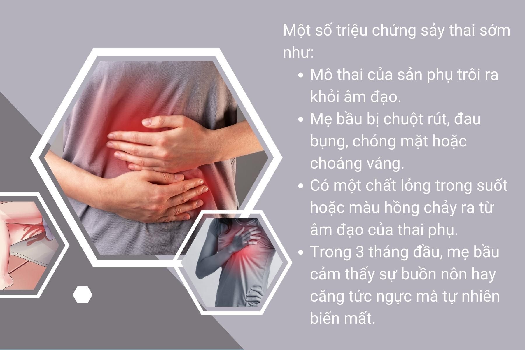 Những dấu hiệu nhận biết sảy thai sớm - Nguồn ảnh: Canva
