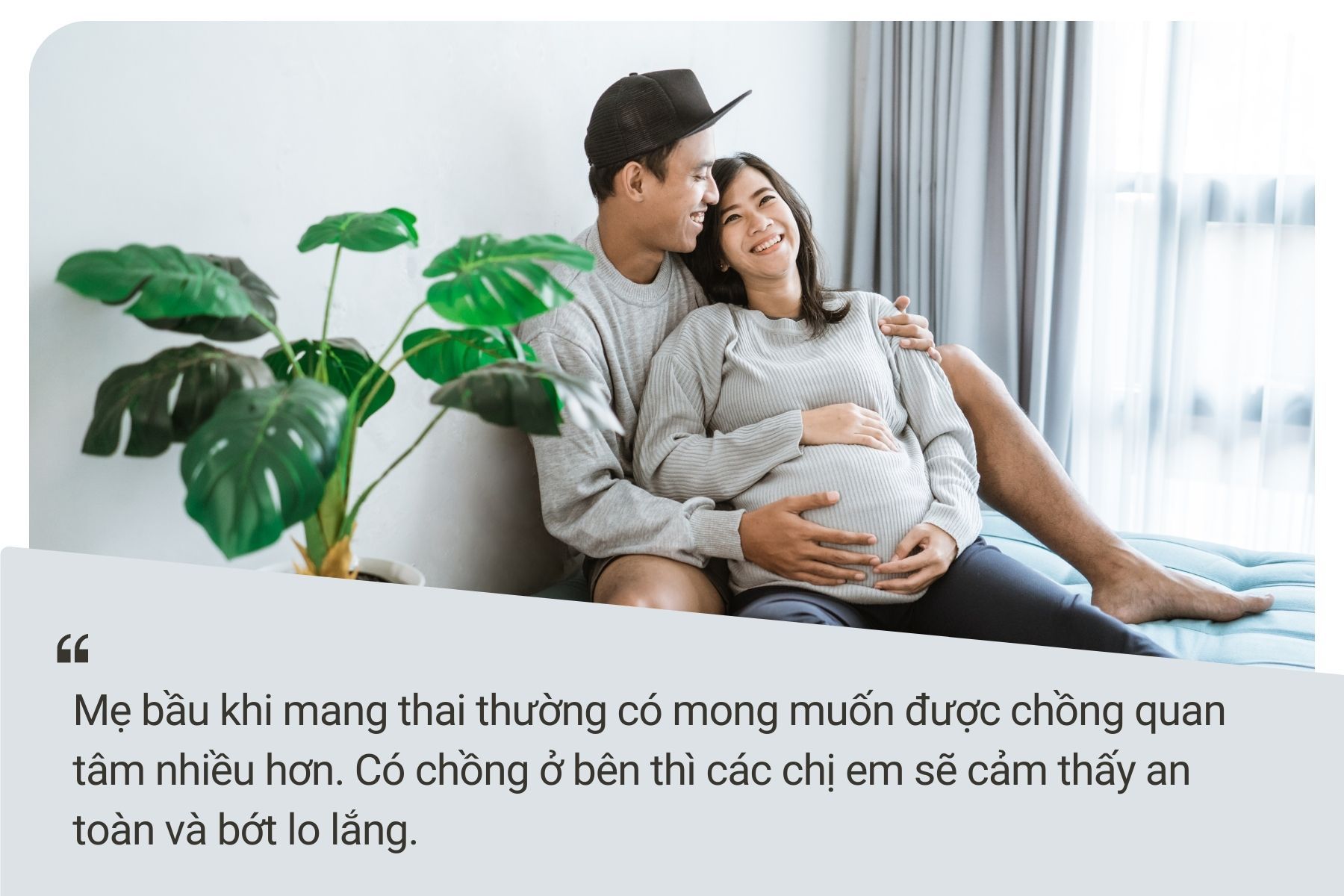 Cách để giúp giải toả tâm lý vợ khi mang thai