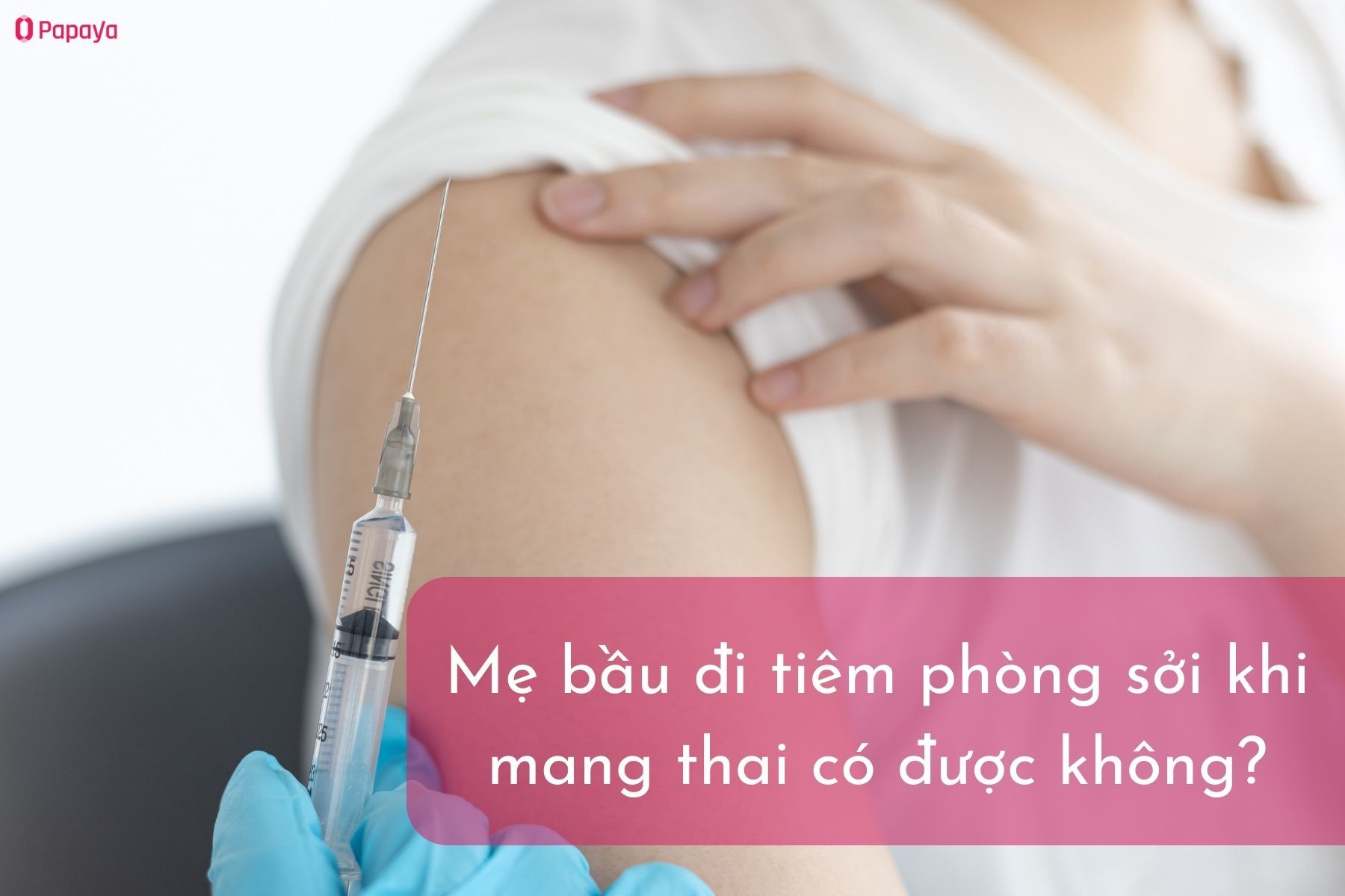 Tiêm phòng sởi khi đang mang thai có được không? (Nguồn: Canva)