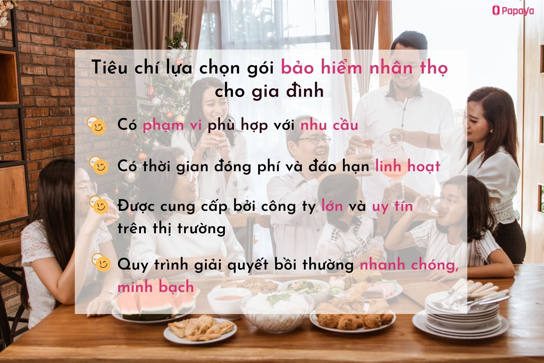 Tiêu chí lựa chọn gói bảo hiểm nhân thọ cho gia đình&nbsp;