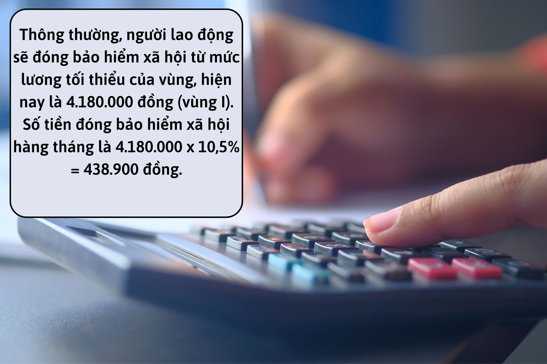 Mức lương tối thiểu của vùng hiện nay là&nbsp;4.180.000 đồng (vùng I) (Nguồn: Canva)