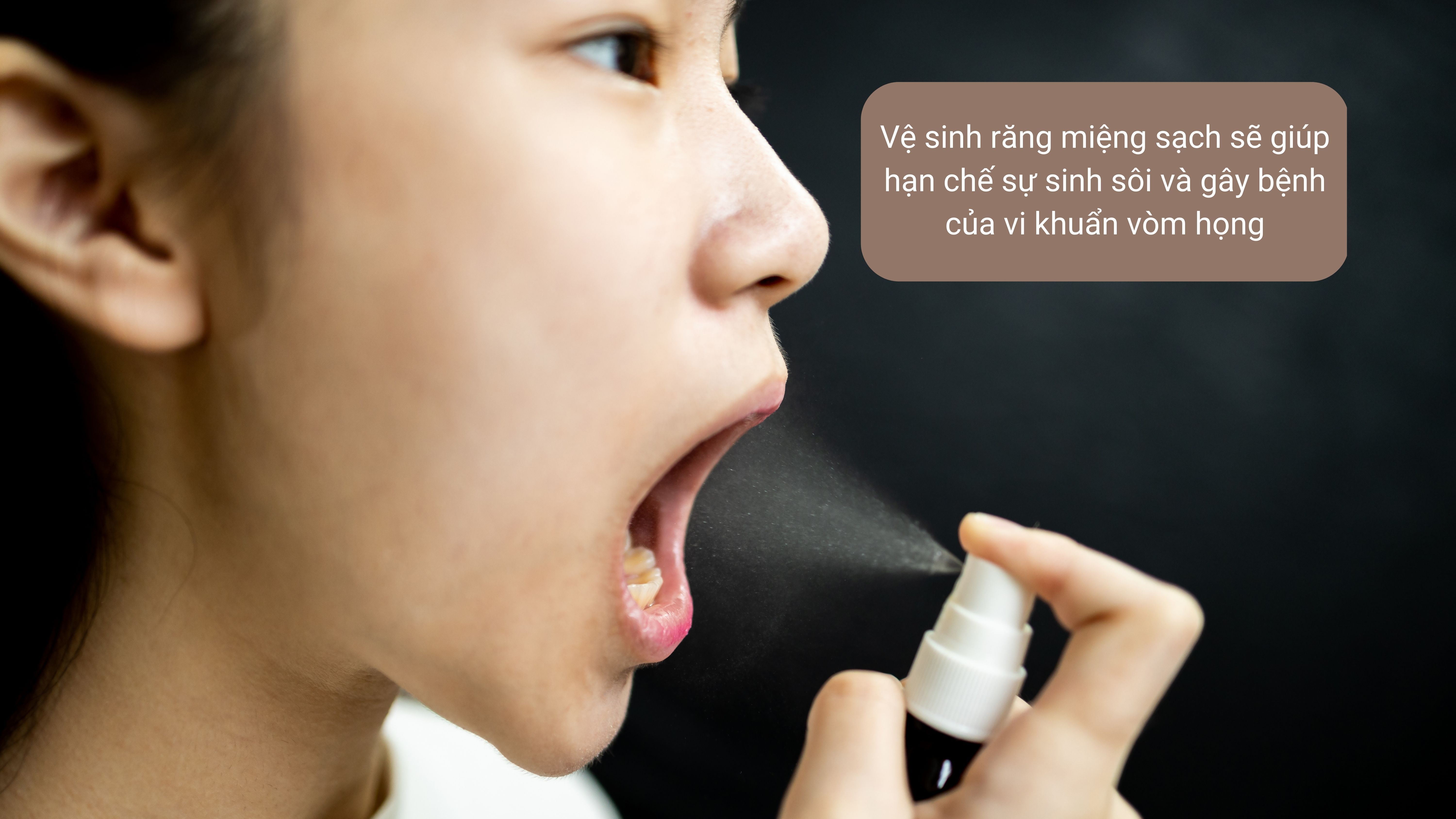 Vệ sinh răng miệng đúng cách sẽ hạn chế được vi khuẩn - Nguồn: Canva