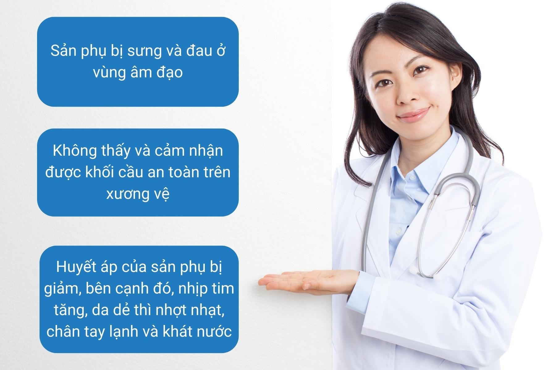 Triệu chứng băng huyết sau sinh thường gặp nhất