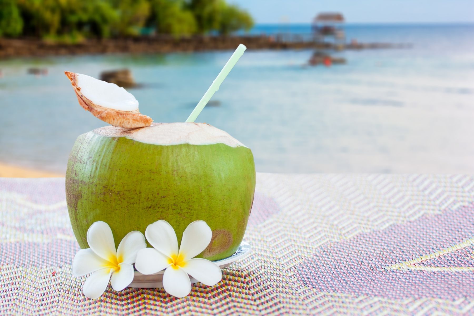 Uống nước dừa có tác dụng gì cho sức khỏe? (Nguồn: Canva) 