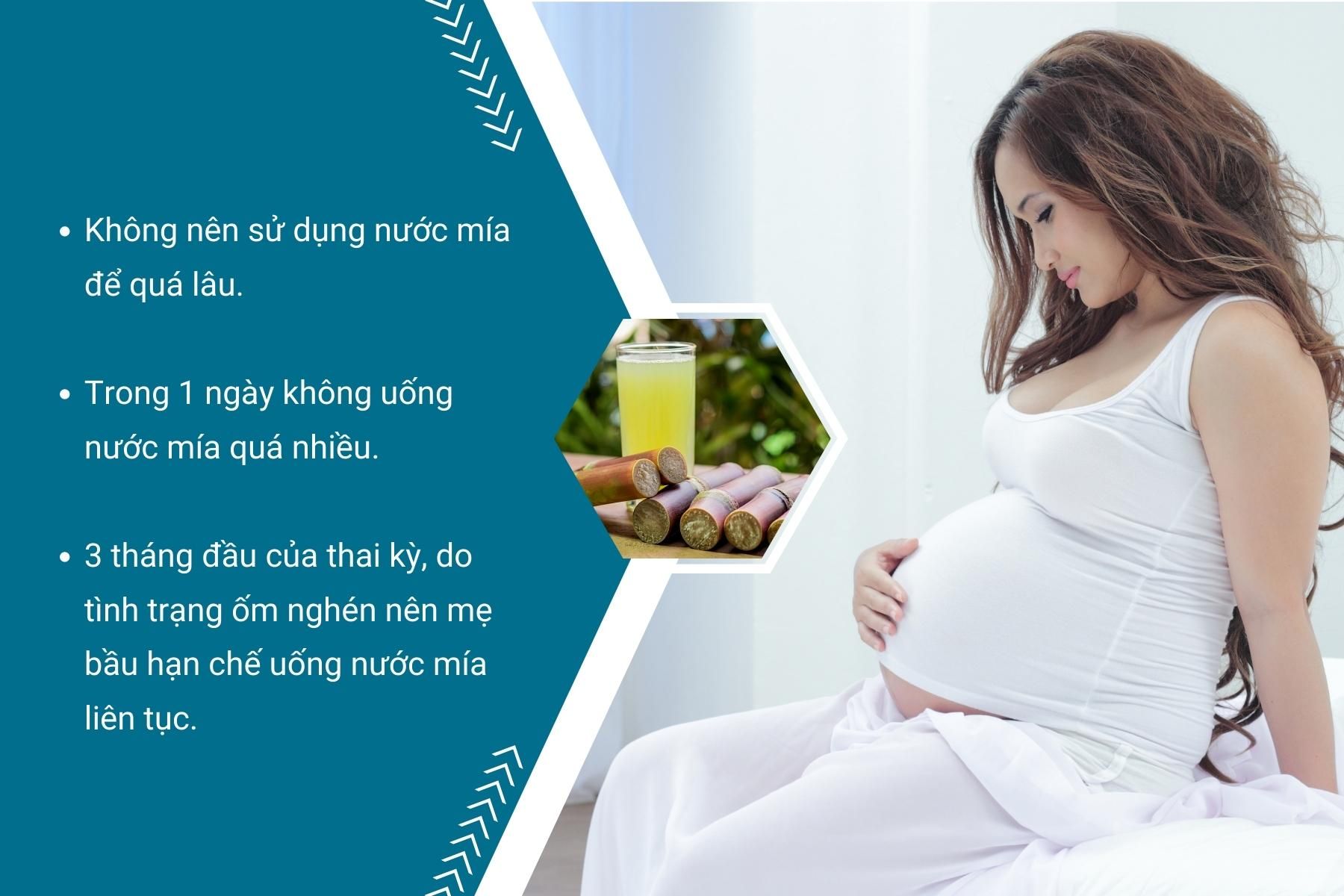 Một số lưu ý khi dùng nước mía