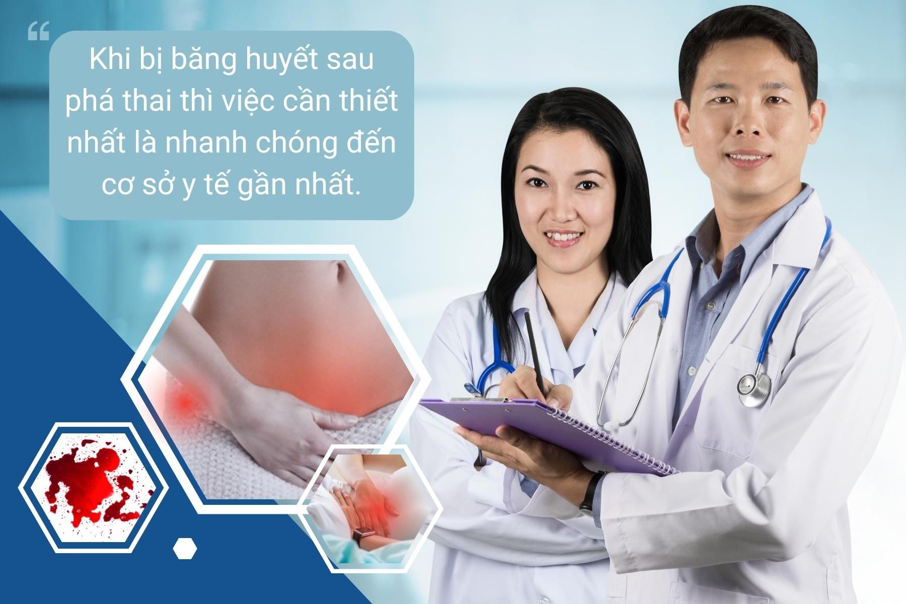 Cách xử trí băng huyết sau hút thai an toàn nhất - Nguồn ảnh: Canva